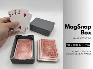 MagSnap Box – Playing Cards Storage – 100x70x31mm