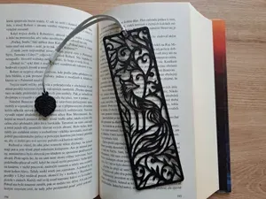 Fox Bookmark with Decorative Pendant