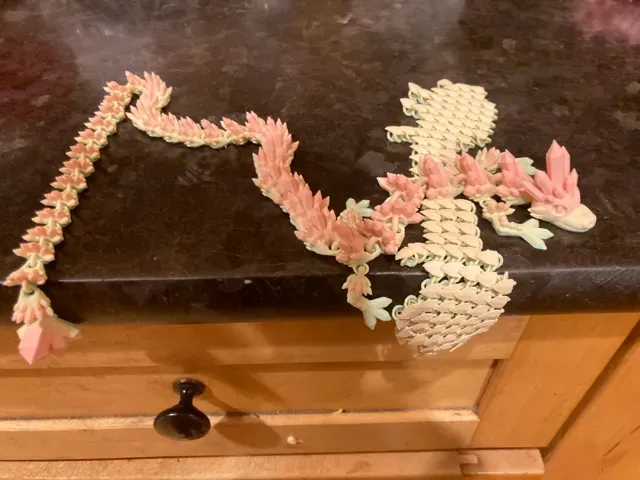 Cute Crystal Dragon with Flexi Wings Fabric Scale — Image 5 of 7