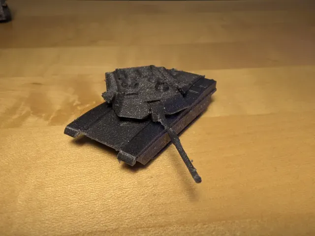 Miniture M1 Abrams Main Battle Tank Kit Card — Фото 4 из 5