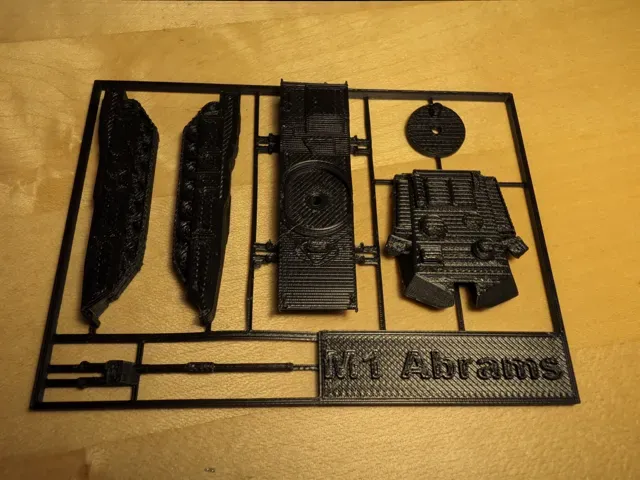 Miniture M1 Abrams Main Battle Tank Kit Card — Фото 3 из 5