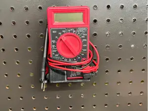Pegboard Multimeter Holder