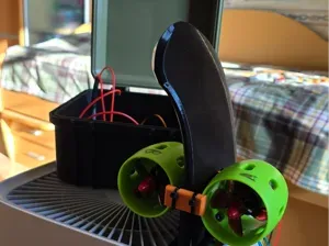 SUP fin with dual motor mounts from AliExpress