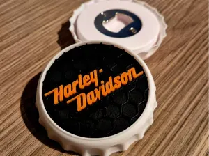 Flaschenöffner Harley Davidson Font Bottle Cap