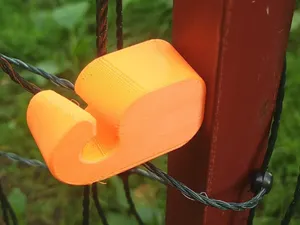 Zaunisolator für Wildzaun / Knotengeflecht