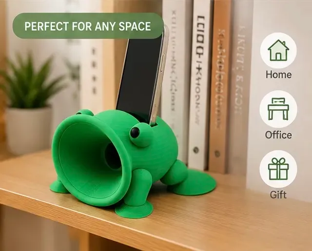 Cute Froggy Passive Phone Amplifier — Фото 15 из 17