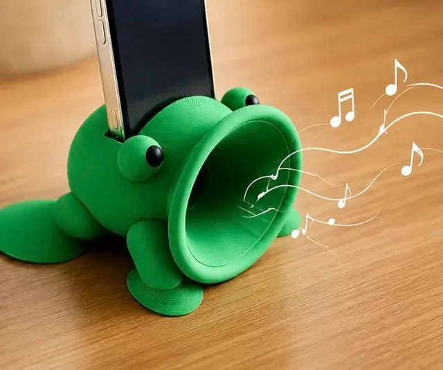 Cute Froggy Passive Phone Amplifier — Фото 17 из 17