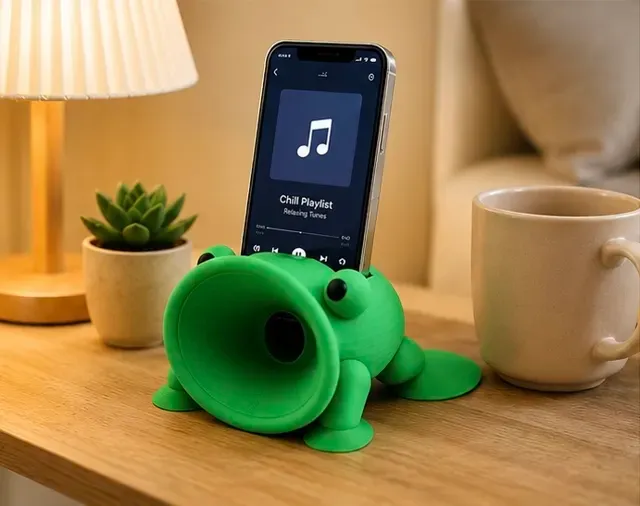 Cute Froggy Passive Phone Amplifier — Фото 16 из 17