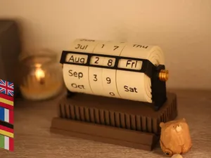 Rotary perpetual calendar - Moku System