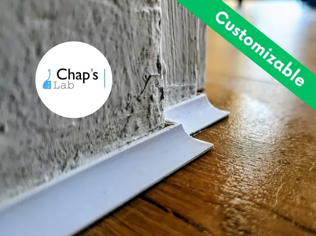 Baseboard Gap Filler - Skirting Board Trim