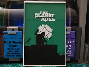 Rise of the Planet of the Apes Movie - Hueforge