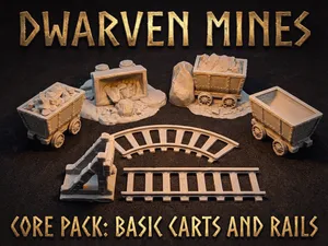 Dwarven Mines - Basic Carts and Rails