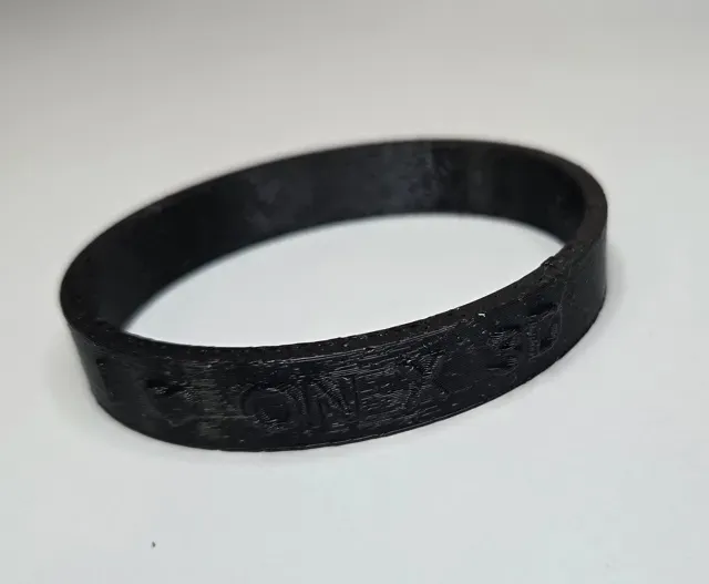 Customizable TPU Wristband - Text, Icons & Colors — Image 2 of 3