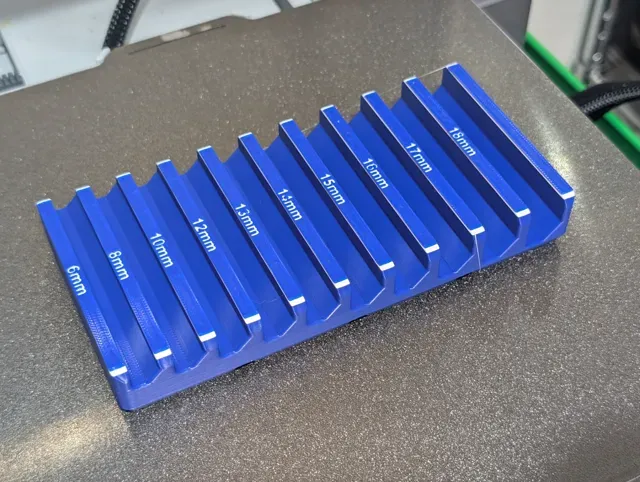 Gridfinity 10 Wrench Organizers SAE and Metric — Фото 2 из 3
