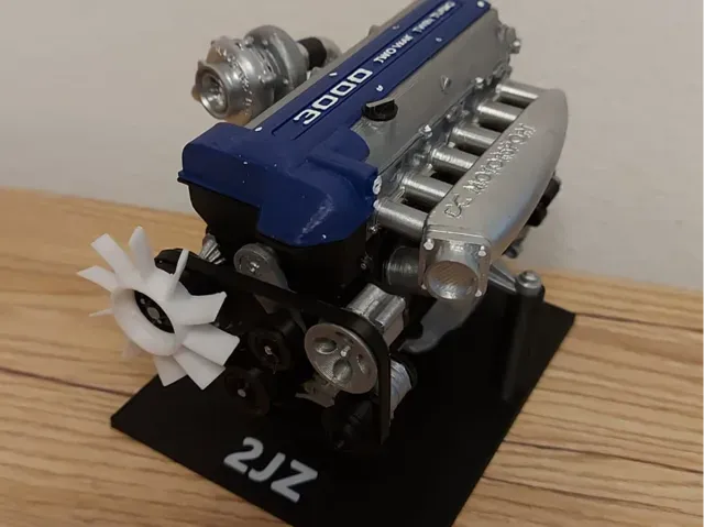 Motorhalter für 2JZ Motormodell von Danko_Creates