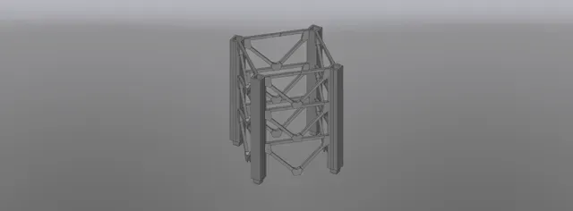 Spacex Launch Tower /OLM Pad B / Starship 1:100 — Фото 7 из 9