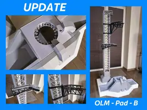 Spacex Launch Tower /OLM Pad B / Starship 1:100