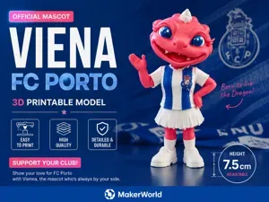 Viena FC Porto Mascot (7.5 cm)