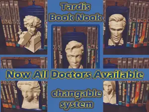 Doctor Who Tardis Book Nook system - all doctors