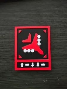Magnetic Helldivers 2 Eagle Cluster Bomb Plaque