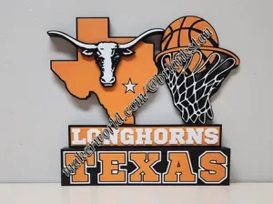 Texas Longhorns Basketball Desk or Wall Display