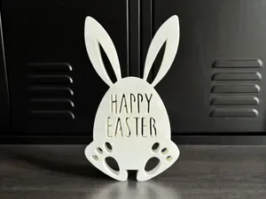 Easter bunny minimalist and elegant decor V3