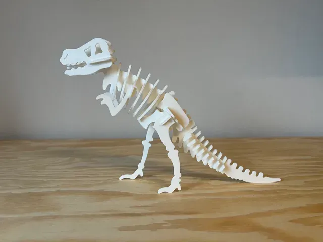 T-Rex 3D Puzzle Kit Card - 29 pieces — Фото 4 из 14