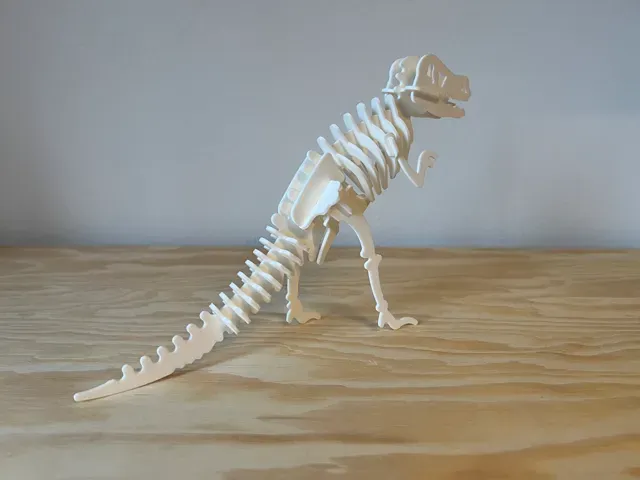 T-Rex 3D Puzzle Kit Card - 29 pieces — Фото 8 из 14