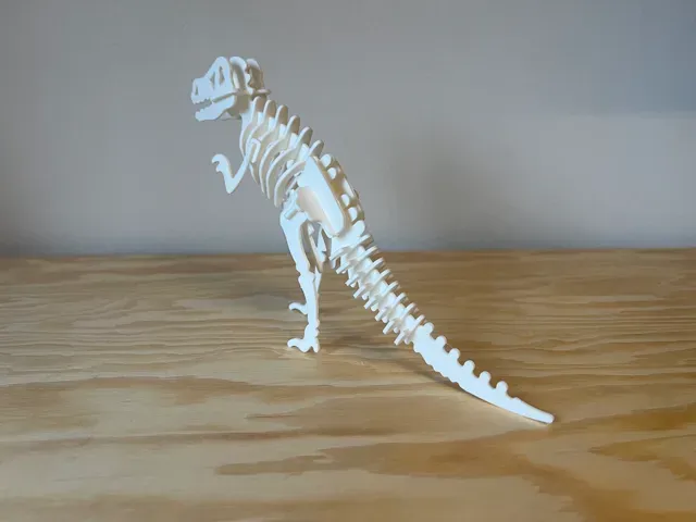 T-Rex 3D Puzzle Kit Card - 29 pieces — Фото 6 из 14