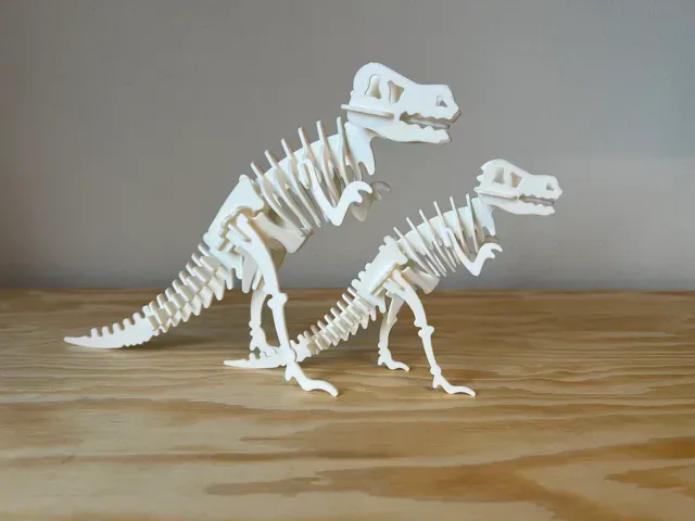 T-Rex 3D Puzzle Kit Card - 29 pieces — Фото 3 из 14