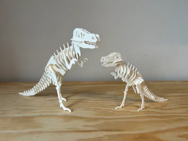 T-Rex 3D Puzzle Kit Card - 29 pieces — Фото 2 из 14