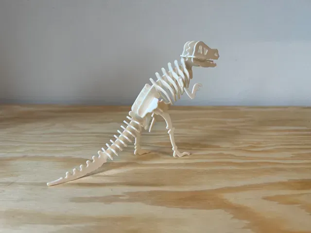 T-Rex 3D Puzzle Kit Card - 29 pieces — Фото 12 из 14