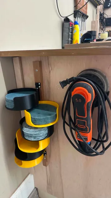 5 inch sanding disc storage with Vevor Sander dock — Фото 6 из 6