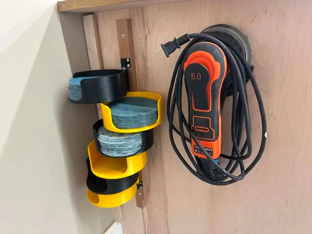 5 inch sanding disc storage with Vevor Sander dock — Фото 5 из 6