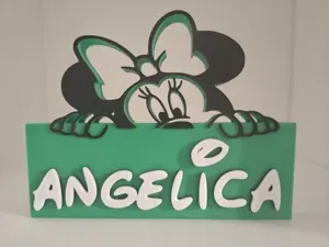 Angelica nome disney per scrivania con minnei
