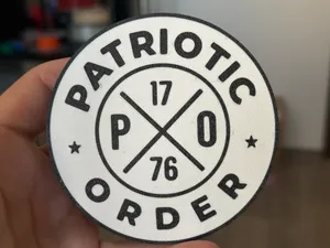 Patriotic Order coaster