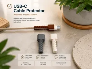 Spiral USB C Cable Protector