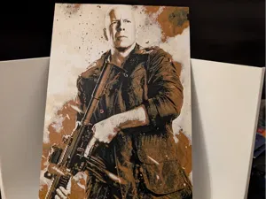 Hueforge Bruce Willis