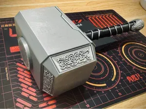 Maraca/Recycled Poop Shaker Thor Hammer (Mjolnir)
