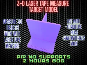 3D Laser Measure Tape Target Guide