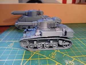M5A2(T) Stuart Light Tank with Tesla Cannon Proxy