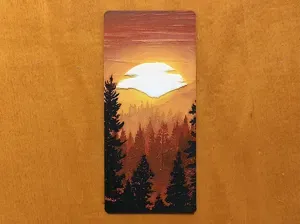 Red Dead Sunset Bookmark - Hueforge