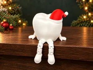 Christmas Tooth (Molar) Flexi Buddy Dentist Gift