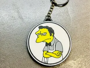 Moe Szyslak from The Simpsons KEYCHAIN