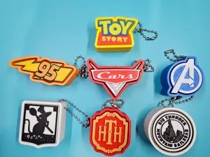 Disney Theme park ride inspired clicker keychains