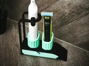 Smart Organizer for Electric Toothbrush + Oneblade