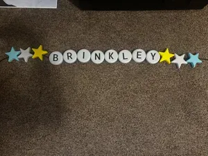 Scaled Up Letter Beads Easy Custom Names & Message