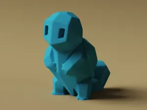 Low-Poly Squirtle - Remastered