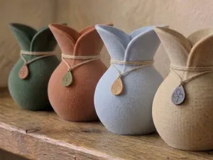 Minimalist Petal Vase & Optional Pendant