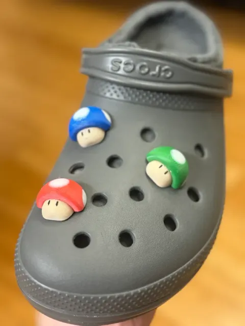 Super Mario 1-Up Mushroom Croc Charm — Фото 2 из 2